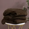 Brązowy Koc Miękka Narzuta Z Mikrofibry Sofa Koc Monte Podgląd zdjęcia produktu 7