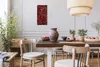 Wohnzimmer Leinwand Uhr Geräuschlos Küche 30x60 Paprika, Produktbild-Vorschau 3