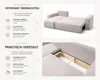 Canapé d'angle VENASI avec fonction convertible, modèle Voir les images du produit 14