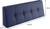 Lermowood Kissen „Verona“ für Palettenmöbel 100x40 Blau – Produktbild-Vorschau 2