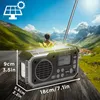 Duronic SDAB1 Kurbelradio, Tragbares Solar Notfall DAB FM Produktbild-Vorschau 2