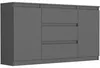 Komoda 140 cm zásuvky dveře skříňka FRAMIRE R-140-S3 Náhled obrázku produktu 1