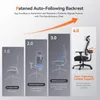 Ergonomiczne krzesło biurowe NEWTRAL - poduszka pod głowę Podgląd zdjęcia produktu 6