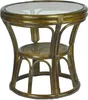 RattaNeo Coral s216 Couchtisch Olive Rattan Natur Produktbild-Vorschau 1