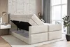 ALTDECOR Boxspringbett mit Fußteil, 2 Matratzen und Topper Produktbild-Vorschau 3