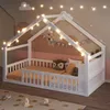 Flieks dětská postel domeček postel 90x190cm s led, Náhled obrázku produktu 3