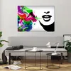 Bilder auf glas - Frau Gesicht Lippen Make-up - 100x70cm - Produktbild-Vorschau 6
