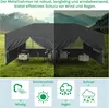 EUGAD Pavillon 3x6 m faltbar, Pop-Up Faltpavillon Produktbild-Vorschau 4