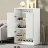 Merax Schuhschrank Schuhkipper, Schuhkommode mit 2 Türen, Produktbild-Vorschau 1