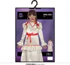 Halloween Puppenkostüm Grusel Rüschen Langarm Maxikleid Rot Produktbild-Vorschau 9