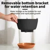 pack de 3 pots de fleurs suspendus avec plateau amovible, Voir les images du produit 5