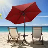 Parasol COSTWAY 230 cm z oświetleniem LED zasilanym energią Podgląd zdjęcia produktu 8