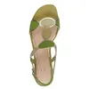 MARCO TOZZI Damen Sandale Textil Sandalette Metallic Produktbild-Vorschau 4