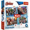 Marvel Avengers, puzzle 4 en 1 (Kinderpuzzle) Voir les images du produit 1