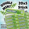 Wrigley's Double Mint Kaugummi, 20 x 5 Sticks | 100 Sticks Produktbild-Vorschau 1