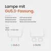VITO GU5.3 LED Spot Lampe MR16 3,5W 288lm 4000K 12V 50mm 3 Produktbild-Vorschau 5
