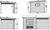 WPC Gartenhaus mit Terrasse Modell Style DeLuxe Produktbild-Vorschau 20