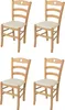 t m c s Tommychairs - 4er Set Stühle CUORE für Küche und Produktbild-Vorschau 1