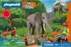 PLAYMOBIL Éléphant avec gardien de zoo Voir les images du produit 2