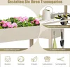 Hochbeet mit Raedern Regal, Erhoehtes Gartenbeet mit Haken Produktbild-Vorschau 2