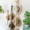 Macramé věšák na klobouky, boho věšák na klobouky na zeď, Náhled obrázku produktu 5