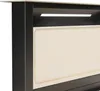 A close-up view of a cream-colored panel with gold trim, set within a dark frame, possibly part of a kitchen appliance. Produktbild-Vorschau
