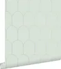 ESTAhome carta da parati art deco verde menta chiaro e oro Anteprima dell’immagine prodotto 1