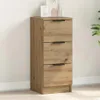 vidaXL Kredens dębowy Artisan 30x30x70 cm materiał Podgląd zdjęcia produktu 2