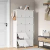 Mondeer Schuhregal Schuhschrank mit Tür, Staub- und Produktbild-Vorschau 2