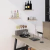 EUGAD 1er Set Wandregal Hängeregal Holz Board, Sonoma Produktbild-Vorschau 4