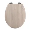 MSV Siège de WC Couvercle de WC MDF noyau en bois "parquet" Voir les images du produit 3