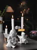 Rosenthal Engel klein -  Weiss matt -  Engel mit Hase Produktbild-Vorschau 9