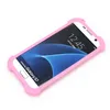 A pink phone case is shown on a white background, with a Samsung Galaxy S7 phone inside. Produktbild-Vorschau