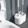 Set di spazzole per WC con 2 diverse spazzole per WC TPR PP Anteprima dell’immagine prodotto 4