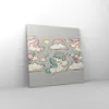 Bild auf Leinwand - Leinwandbild - Wolke Tapete Einhorn Produktbild-Vorschau 4