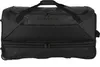 A black travel bag with wheels and handles, featuring the brand name 'travelite' in the center. Anteprima dell’immagine prodotto