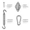 Set de fixation LUMALAND - Set de fixation pour voile Voir les images du produit 2