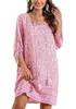 ASKSA Femme Robe tunique bohème Robe de plage Robe d'été Voir les images du produit 1