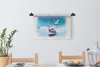 MuchoWow® Wandteppich Wandbehang Boot - Wasser - Möwe 60x40 Produktbild-Vorschau 3