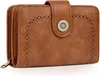 TEUEN Damen Geldbörse Vintage Kunstleder Große Kapazität Produktbild-Vorschau 1