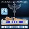 Matratze 100x200cm H4 Hamburg 9 Zonen 23cm hoch Produktbild-Vorschau 10