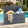 COSTWAY Gartenbox Outdoor mit abschließbarem Deckel 380 L, Produktbild-Vorschau 7