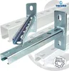 tecuro Schienenkonsole Typ 27/18 x 200 mm x 1,50 mm. Stahl Produktbild-Vorschau 3