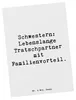 Mr. & Mrs. Panda Postkarte Spruch Schwestern Tratschpartner Produktbild-Vorschau 1