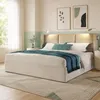 Letto imbottito INONEFT 160x200 cm con LED e USB, letto a Anteprima dell’immagine prodotto 6