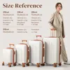 ALIGHTUP Kofferset, 4tlg. Hartschalen Reisekoffer & Trolley Produktbild-Vorschau 7