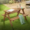 ML-Design Kindersitzgarnitur für Draußen, Braun, Sitzgruppe Produktbild-Vorschau 1