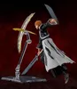 An action figure of Ichigo Kurosaki from Bleach, posed in a dynamic fighting stance with his swords and a special effect accessory. Anteprima dell’immagine prodotto
