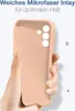 A hand holding a pink phone case. Produktbild-Vorschau