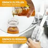 Honigspender aus Glas, 300ml Honigtopf mit Griff, Produktbild-Vorschau 4